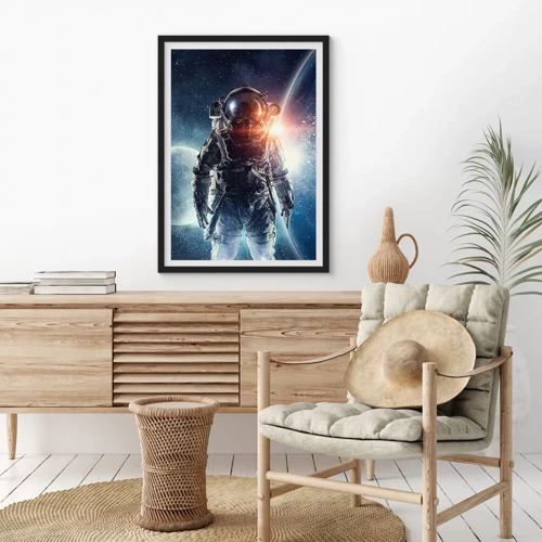 Poster in black frame - Space Adventure - 50x70 cm