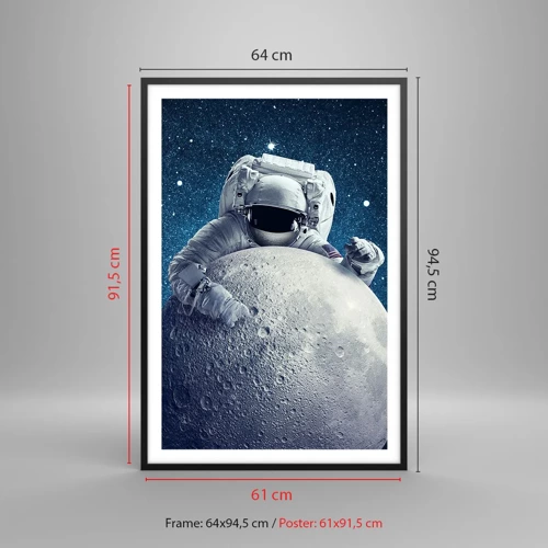 Poster in black frame - Space Joker - 61x91 cm