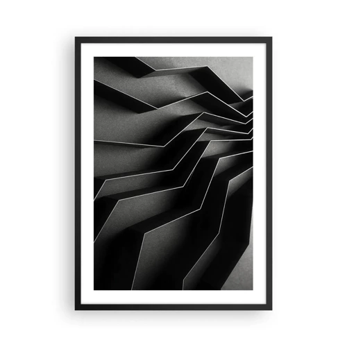 Poster in black frame - Spacial Order - 50x70 cm