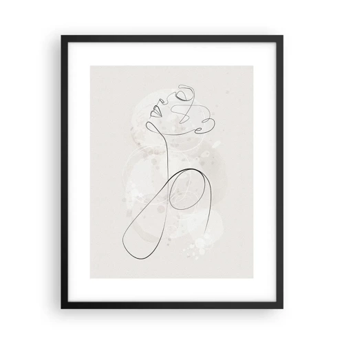 Poster in black frame - Spiral of Beauty - 40x50 cm