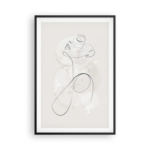 Poster in black frame - Spiral of Beauty - 61x91 cm