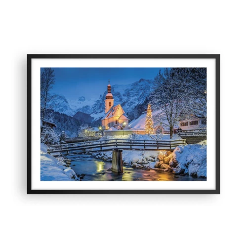 Poster in black frame - Spirit of Christmas - 70x50 cm