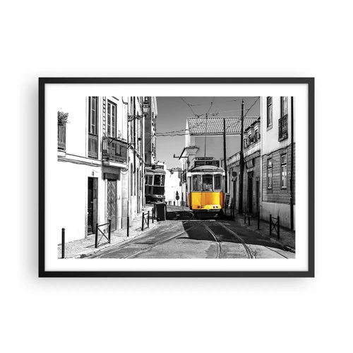 Poster in black frame - Spirit of Lisbon - 70x50 cm