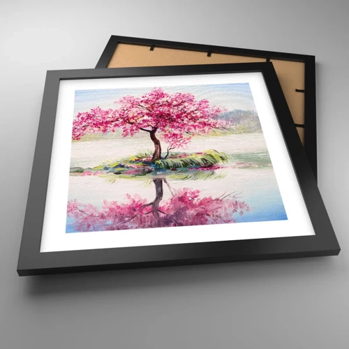 Poster in black frame - Spring Holiday - 30x30 cm