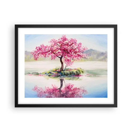 Poster in black frame - Spring Holiday - 50x40 cm