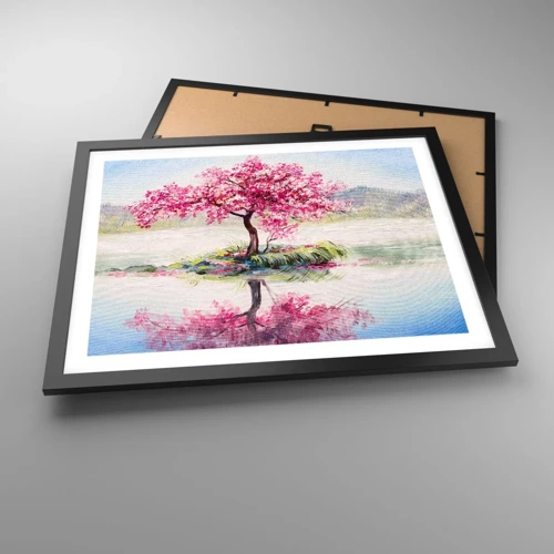 Poster in black frame - Spring Holiday - 50x40 cm