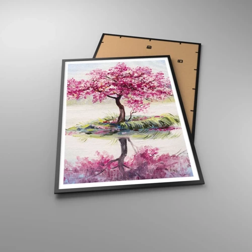 Poster in black frame - Spring Holiday - 70x100 cm