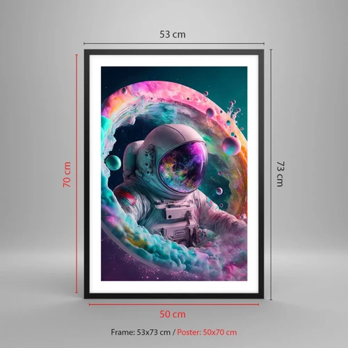 Poster in black frame - Star Gate - 50x70 cm