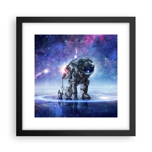 Poster in black frame - Starry Night above Me - 30x30 cm