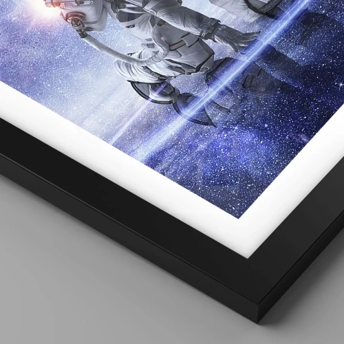 Poster in black frame - Starry Night above Me - 50x70 cm