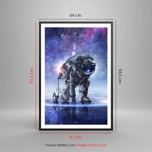 Poster in black frame - Starry Night above Me - 61x91 cm