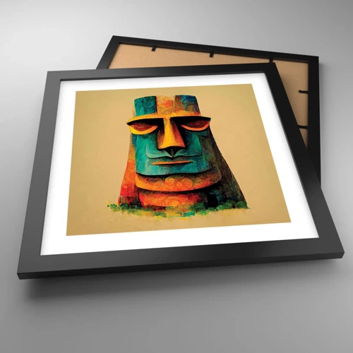 Poster in black frame - Statuesque but Friendly - 30x30 cm