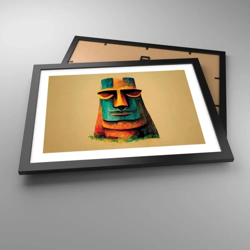 Poster in black frame - Statuesque but Friendly - 40x30 cm