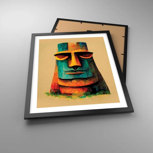 Poster in black frame - Statuesque but Friendly - 40x50 cm