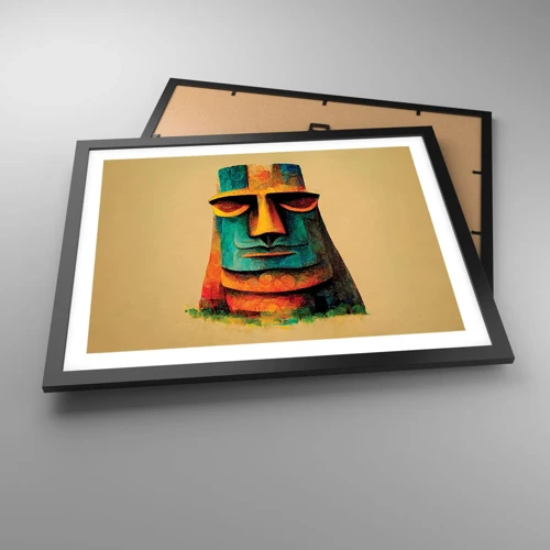 Poster in black frame - Statuesque but Friendly - 50x40 cm