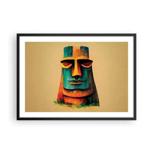 Poster in black frame - Statuesque but Friendly - 70x50 cm