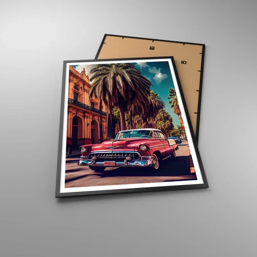 Poster in black frame - Still in Havana - 70x100 cm