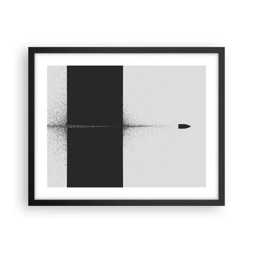 Poster in black frame - Straight to the Point - 50x40 cm