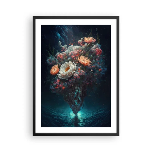 Poster in black frame - Strange Garden - 50x70 cm