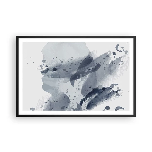 Poster in black frame - Study in Nature of Water - 91x61 cm