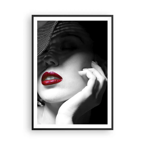 Poster in black frame - Study in Scarlet - 70x100 cm