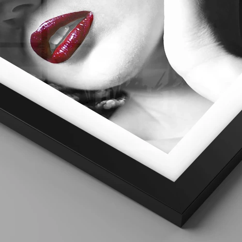 Poster in black frame - Study in Scarlet - 70x100 cm