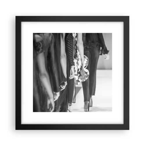 Poster in black frame - Stylish Parade - 30x30 cm