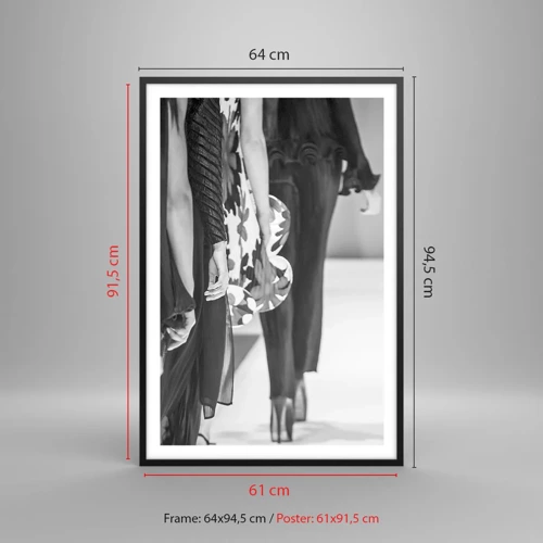 Poster in black frame - Stylish Parade - 61x91 cm