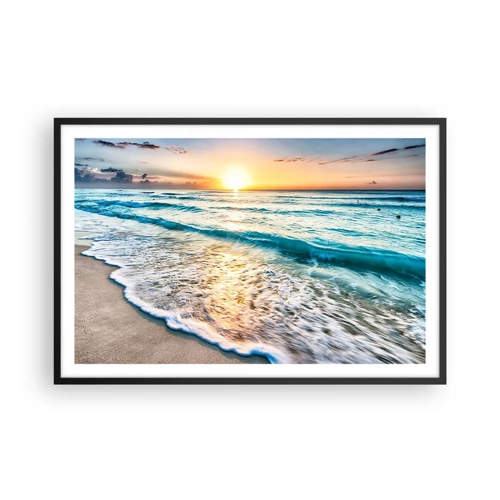 Poster in black frame - Sunset View - 91x61 cm