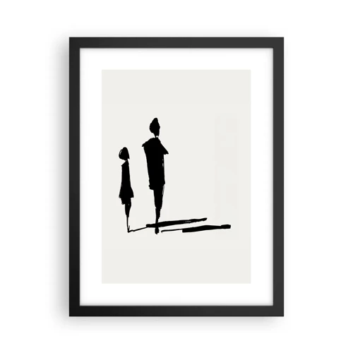 Poster in black frame - Surely Together? - 30x40 cm