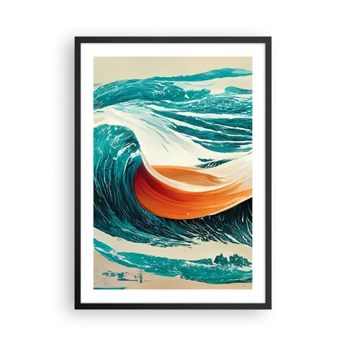 Poster in black frame - Surfer's Dream - 50x70 cm