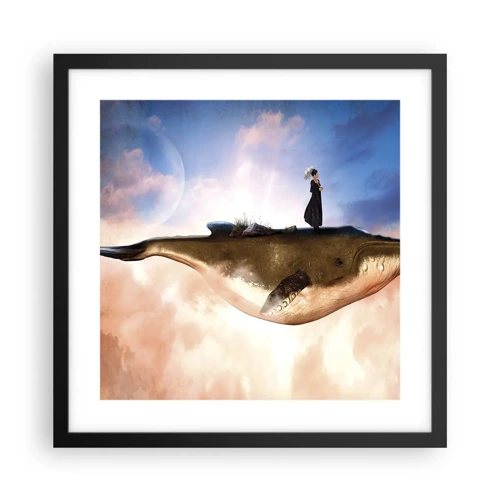 Poster in black frame - Surreal Journey - 40x40 cm