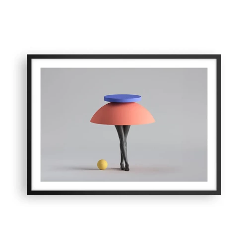 Poster in black frame - Surrealistic Composition - 70x50 cm