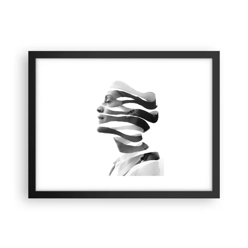 Poster in black frame - Surrealistic Portrait - 40x30 cm