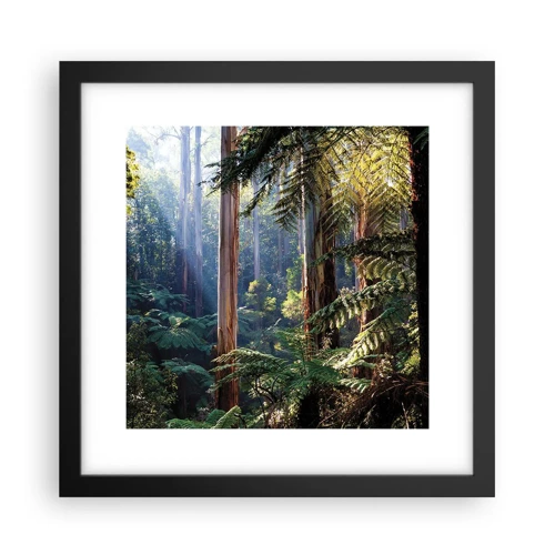 Poster in black frame - Tale of a Forest - 30x30 cm