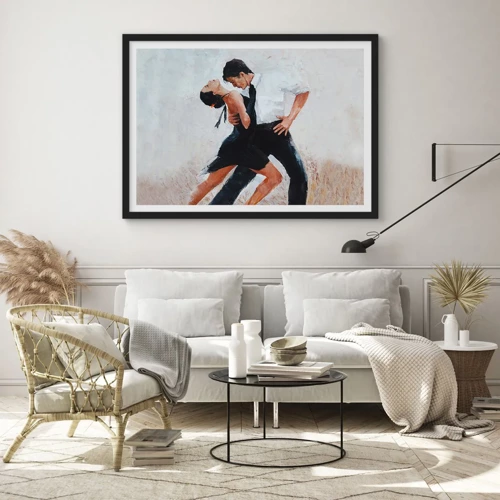 Poster in black frame - Tango of My Dreams - 40x30 cm