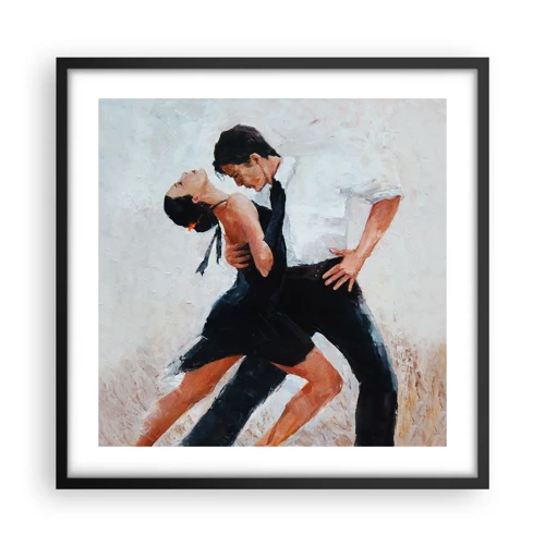 Poster in black frame - Tango of My Dreams - 50x50 cm
