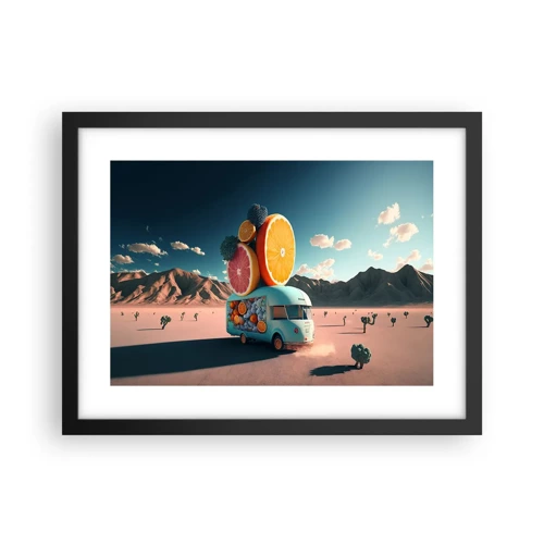 Poster in black frame - Taste of Holidays - 40x30 cm