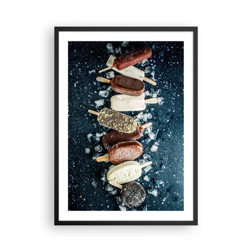 Poster in black frame - Taste of the Hot Summer - 50x70 cm