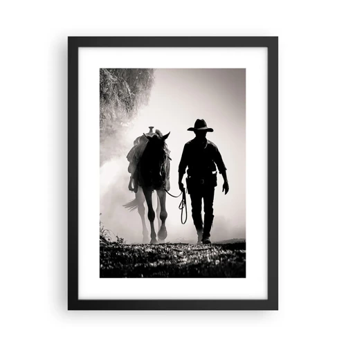 Poster in black frame - Texan Morning - 30x40 cm