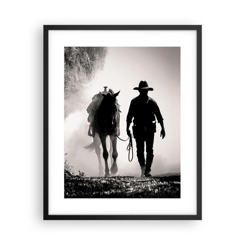 Poster in black frame - Texan Morning - 40x50 cm