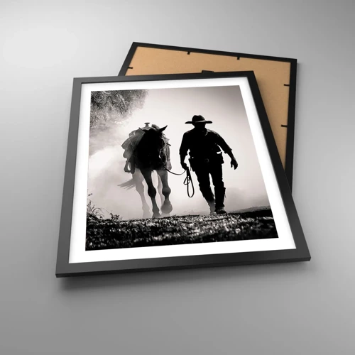 Poster in black frame - Texan Morning - 40x50 cm