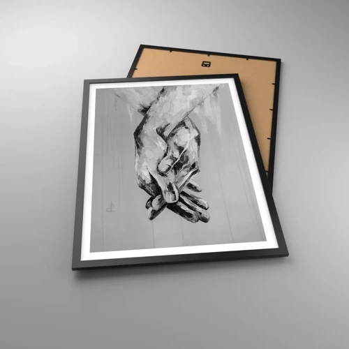 Poster in black frame - The Beginning… - 50x70 cm