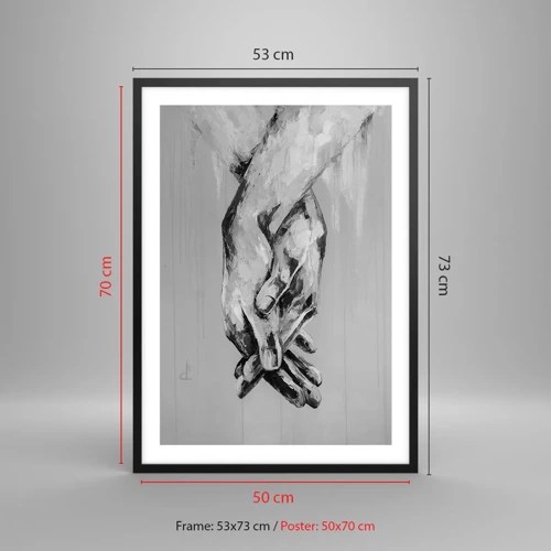 Poster in black frame - The Beginning… - 50x70 cm