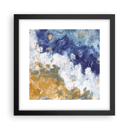 Poster in black frame - The Dance of Elements - 30x30 cm