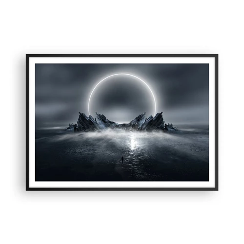 Poster in black frame - The End of a Story - 100x70 cm