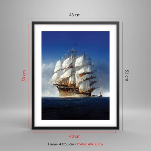 Poster in black frame - The Great Glory! - 40x50 cm