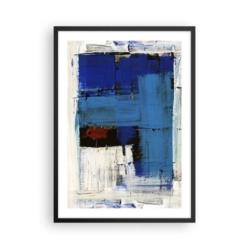 Poster in black frame - The Secret of Blue - 50x70 cm