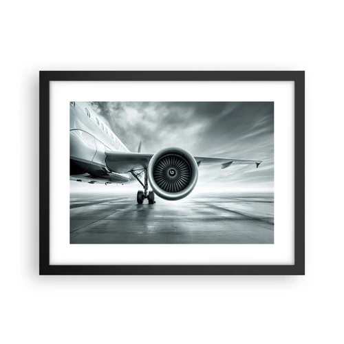 Poster in black frame - There Is Power! - 40x30 cm