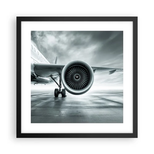 Poster in black frame - There Is Power! - 40x40 cm